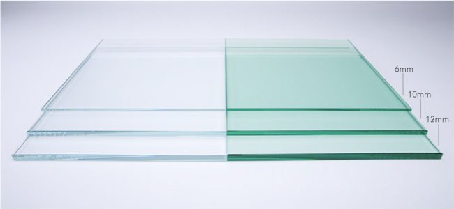 Low iron glass comparison.